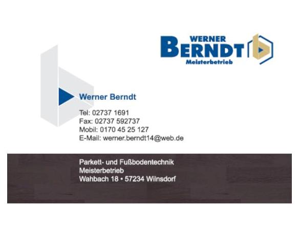 Berndt – Partner des TSV Weißtal